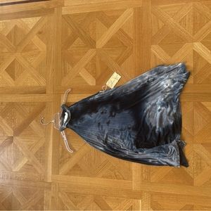 Blue tie dye Vintage Havana Sun Dress